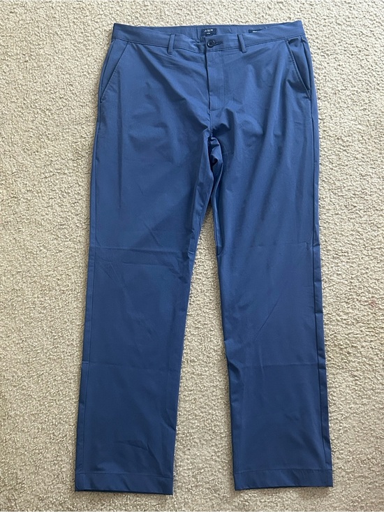 Other - J.Crew Flex Straight Fit Tech Pants Mens 34x32 Blue Stretch Chino EUC